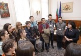 Великотърновски танцьори от ДЮФА „Българче“ гостуваха в Народното събрание , 12.12.2019 г.
